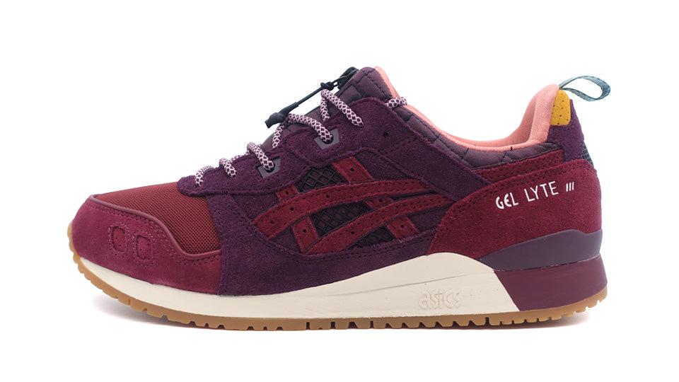 ASICS SportStyle GEL LYTE III OG DRIED ROSE BORDEAUX WINE mita sneakers