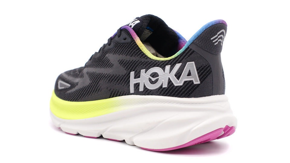 HOKA ONE ONE CLIFTON 9 BLACK/ALL ABOARD – mita sneakers