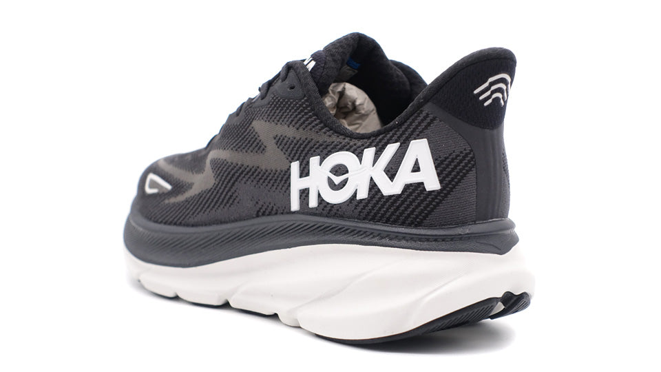 HOKA CLIFTON 9 BLACK/WHITE – mita sneakers