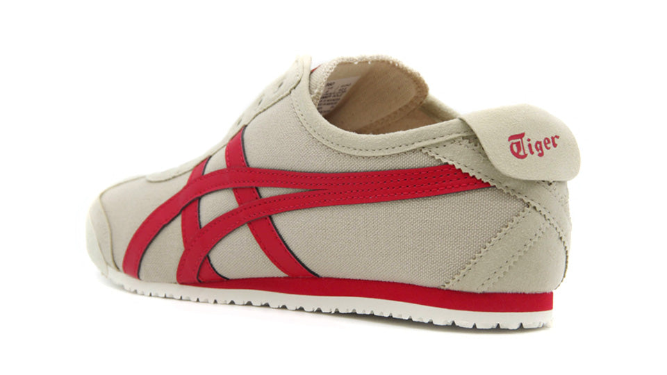 Onitsuka Tiger MEXICO 66 SLIP-ON PUTTY/CLASSIC RED – mita sneakers