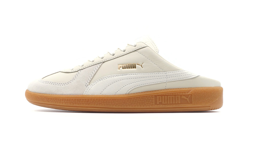 Puma ARMY TRAINER MULE WHISPER WHITE/WHISPER WHITE/GUM – mita sneakers