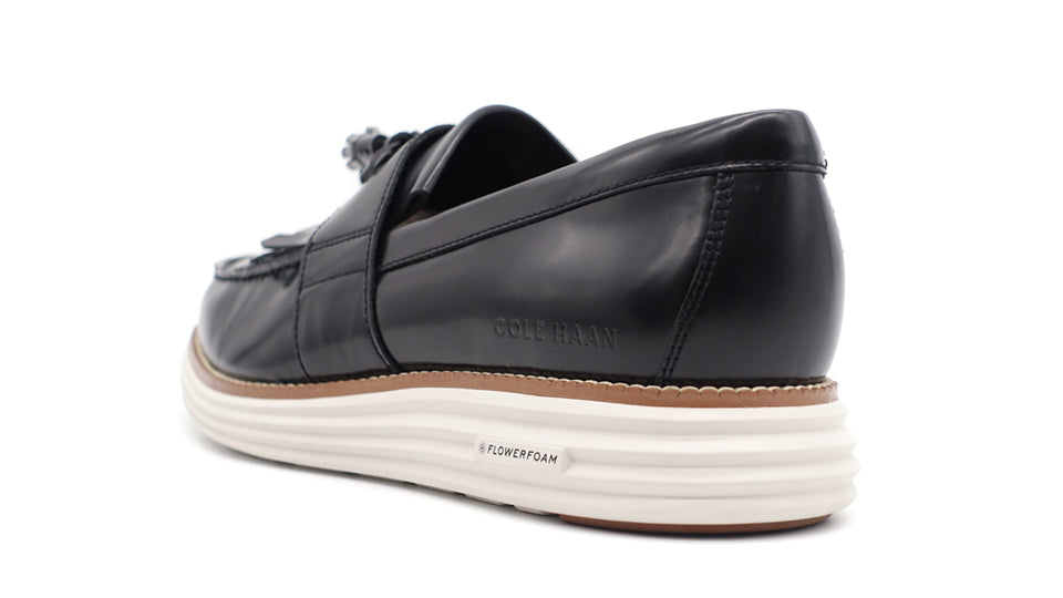 COLE HAAN OG KILTIE LOAFER BLACK/OPTIC WHITE – mita sneakers