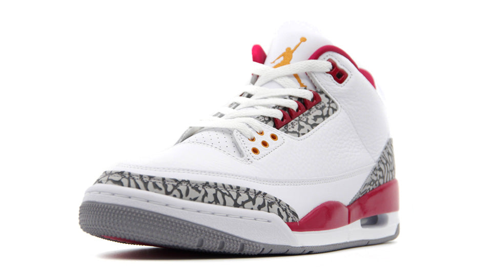 Air jordan 3 white clearance red