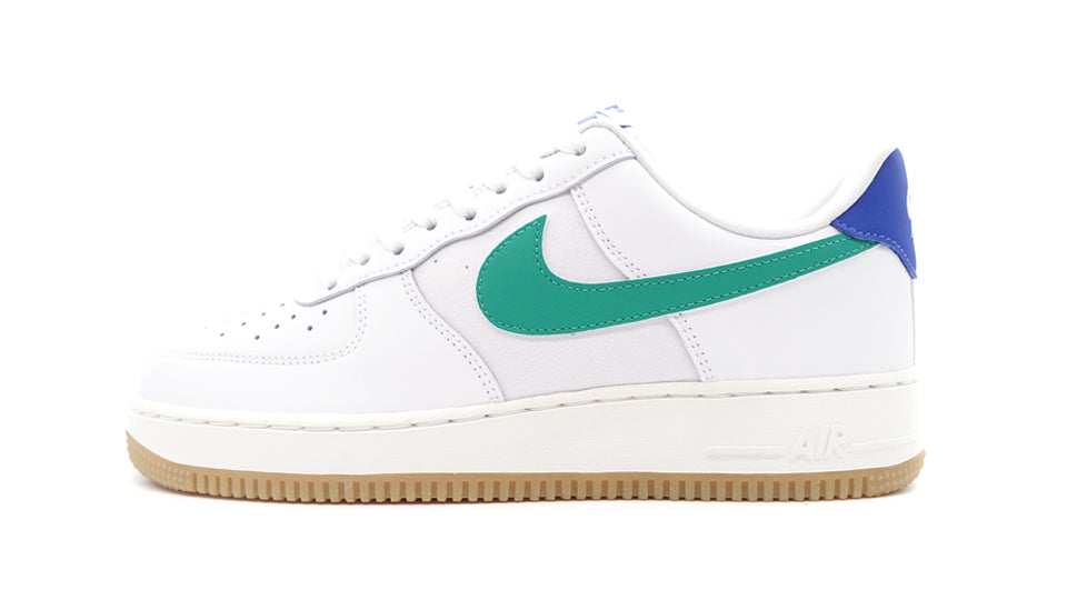 NIKE (WMNS) AIR FORCE 1 '07 WHITE/STADIUM GREEN/GAME ROYAL