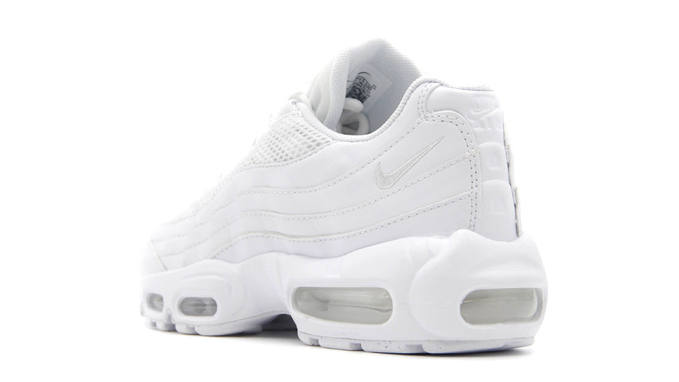 Nike air max hot sale 95 white silver