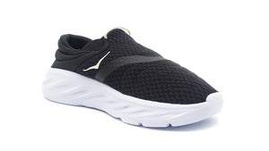 HOKA W ORA RECOVERY SHOE 2  BLACK/WHITE 5