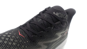 HOKA CLIFTON 9 BLACK/OUTER ORBIT 6