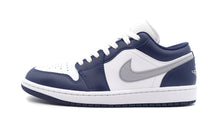 画像をギャラリービューアに読み込む, JORDAN BRAND AIR JORDAN 1 LOW &quot;MICHAEL JORDAN&quot; WHITE/WOLF GREY/MIDNIGHT NAVY 3