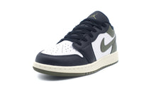 画像をギャラリービューアに読み込む, JORDAN BRAND AIR JORDAN 1 LOW GS &quot;MICHAEL JORDAN&quot; BLACK/WHITE/MEDIUM OLIVE 1