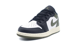 JORDAN BRAND AIR JORDAN 1 LOW GS "MICHAEL JORDAN" BLACK/WHITE/MEDIUM OLIVE 1