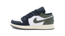 画像をギャラリービューアに読み込む, JORDAN BRAND AIR JORDAN 1 LOW GS &quot;MICHAEL JORDAN&quot; BLACK/WHITE/MEDIUM OLIVE 3