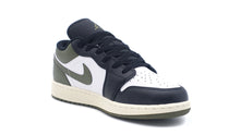 画像をギャラリービューアに読み込む, JORDAN BRAND AIR JORDAN 1 LOW GS &quot;MICHAEL JORDAN&quot; BLACK/WHITE/MEDIUM OLIVE 5