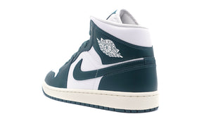 JORDAN BRAND (WMNS) AIR JORDAN 1 MID "MICHAEL JORDAN" WHITE/OXIDIZED GREEN/SAIL 2