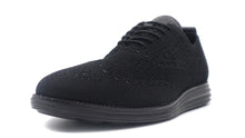 画像をギャラリービューアに読み込む, COLE HAAN ORIGINAL GRAND STITCHLITE KNIT WINGTIP OXFORD BLACK/BLACK 1