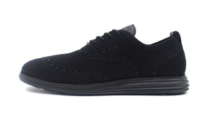 COLE HAAN ORIGINAL GRAND STITCHLITE KNIT WINGTIP OXFORD BLACK/BLACK 3