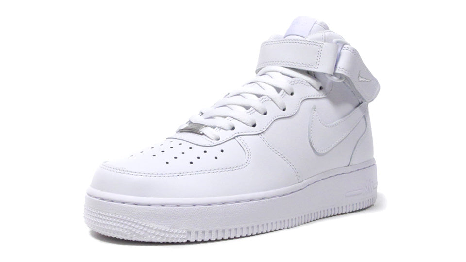 NIKE AIR FORCE 1 MID '07 WHITE/WHITE/BLANC/BLANC 1