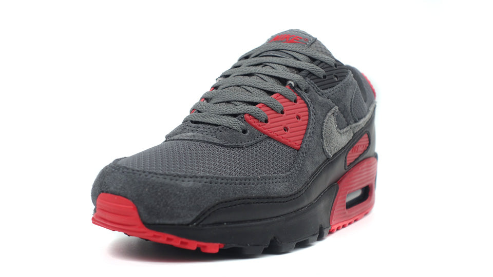 Nike air max 90 grey and red on sale