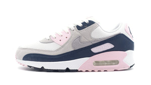 NIKE AIR MAX 90 WHITE/WOLF GREY/PINK FOAM/ARMORY NAVY 3