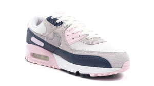 NIKE AIR MAX 90 WHITE/WOLF GREY/PINK FOAM/ARMORY NAVY 5