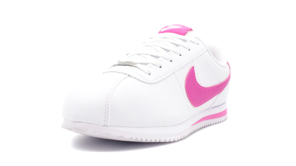 NIKE CORTEZ GS WHITE/LASER FUCHSIA 1