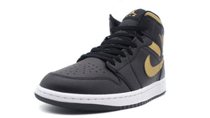 JORDAN BRAND AIR JORDAN 1 MID "MICHAEL JORDAN" BLACK/METALLIC GOLD/WHITE 1