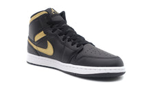 画像をギャラリービューアに読み込む, JORDAN BRAND AIR JORDAN 1 MID &quot;MICHAEL JORDAN&quot; BLACK/METALLIC GOLD/WHITE 5