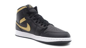 JORDAN BRAND AIR JORDAN 1 MID "MICHAEL JORDAN" BLACK/METALLIC GOLD/WHITE 5