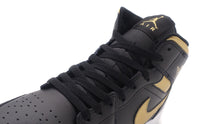 画像をギャラリービューアに読み込む, JORDAN BRAND AIR JORDAN 1 MID &quot;MICHAEL JORDAN&quot; BLACK/METALLIC GOLD/WHITE 6