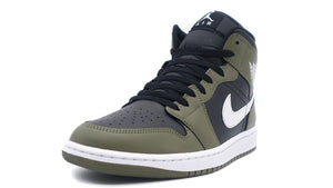 JORDAN BRAND AIR JORDAN 1 MID "MICHAEL JORDAN" BLACK/WHITE/MEDIUM OLIVE/SAIL 1