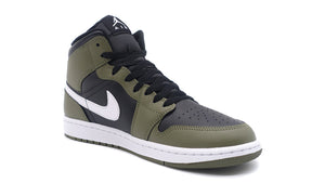 JORDAN BRAND AIR JORDAN 1 MID "MICHAEL JORDAN" BLACK/WHITE/MEDIUM OLIVE/SAIL 5