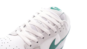 NIKE DUNK LOW RETRO SUMMIT WHITE/MALACHITE/PLATINUM TINT 6