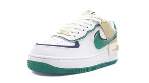 NIKE (WMNS) AIR FORCE 1 SHADOW WHITE/MIDNIGHT NAVY/MALACHITE/SESAME 1