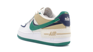 NIKE (WMNS) AIR FORCE 1 SHADOW WHITE/MIDNIGHT NAVY/MALACHITE/SESAME 2