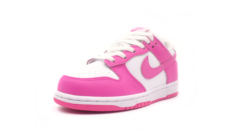 NIKE DUNK LOW PS WHITE/LASER FUCHSIA