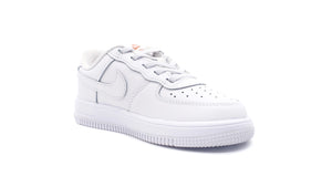 NIKE FORCE 1 LOW LV8 EASY ON PS WHITE/MULTI COLOR/TERRA BLUSH 5