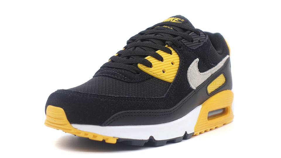 NIKE AIR MAX 90 BLACK WHITE UNIVERSITY GOLD