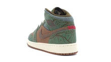 画像をギャラリービューアに読み込む, JORDAN BRAND AIR JORDAN 1 MID GS &quot;MICHAEL JORDAN&quot; ARCHAEO BROWN/TREE LINE/COCONUT MILK/LIGHT OLIVE 2