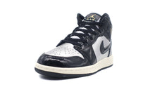 画像をギャラリービューアに読み込む, JORDAN BRAND AIR JORDAN 1 MID SE GS &quot;MICHAEL JORDAN&quot; BLACK/METALLIC GOLD/METALLIC SILVER/SAIL 1