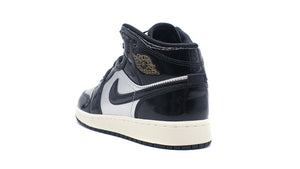 JORDAN BRAND AIR JORDAN 1 MID SE GS "MICHAEL JORDAN" BLACK/METALLIC GOLD/METALLIC SILVER/SAIL 2