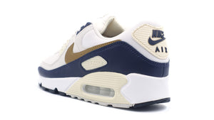 NIKE (WMNS) AIR MAX 90 NEXT NATURE "GOLD SCRIPT COLLECTION" WHITE/METALLIC GOLD/OBSIDIAN 2