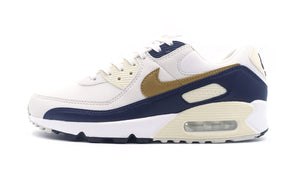 NIKE (WMNS) AIR MAX 90 NEXT NATURE "GOLD SCRIPT COLLECTION" WHITE/METALLIC GOLD/OBSIDIAN 3