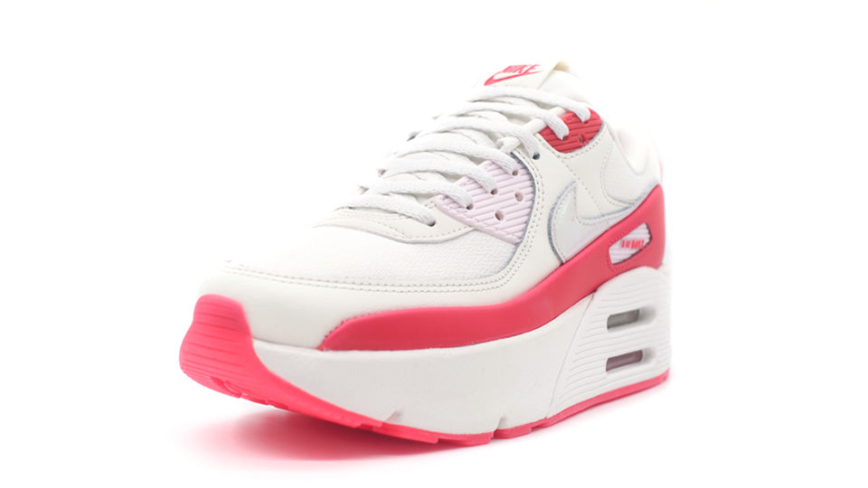 NIKE (WMNS) AIR MAX 90 LV8 SAIL/MULTI COLOR/SIREN RED/PEARL PINK 1