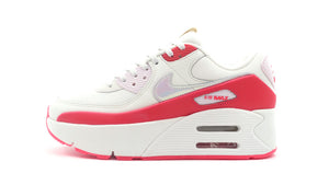 NIKE (WMNS) AIR MAX 90 LV8 SAIL/MULTI COLOR/SIREN RED/PEARL PINK 3