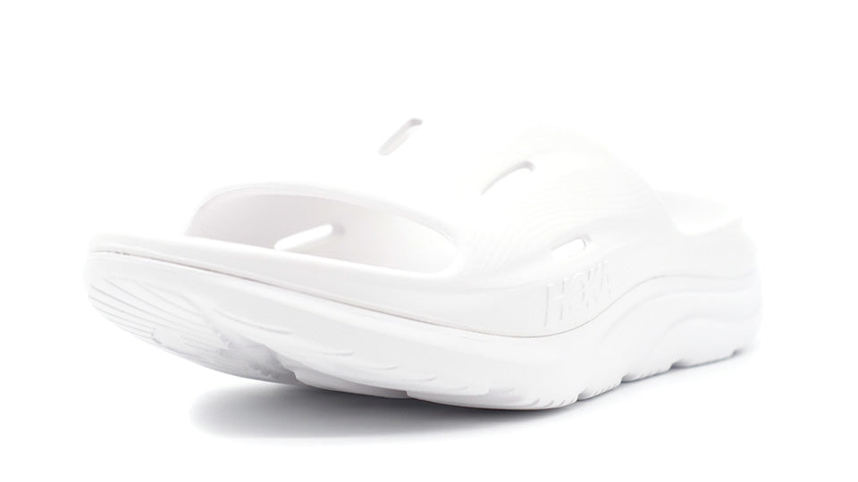 HOKA ONE ONE ORA RECOVERY SLIDE 3 WHITE/WHITE – mita sneakers