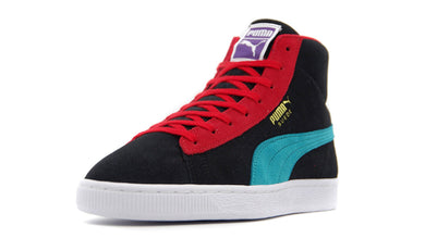 Puma SUEDE MID XXI PUMA BLACK/VIRIDIAN GREEN/HIGH RISK RED 1