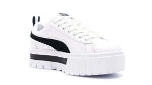 Puma MAYZE LEATHER WMNS PUMA WHITE/PUMA BLACK 5