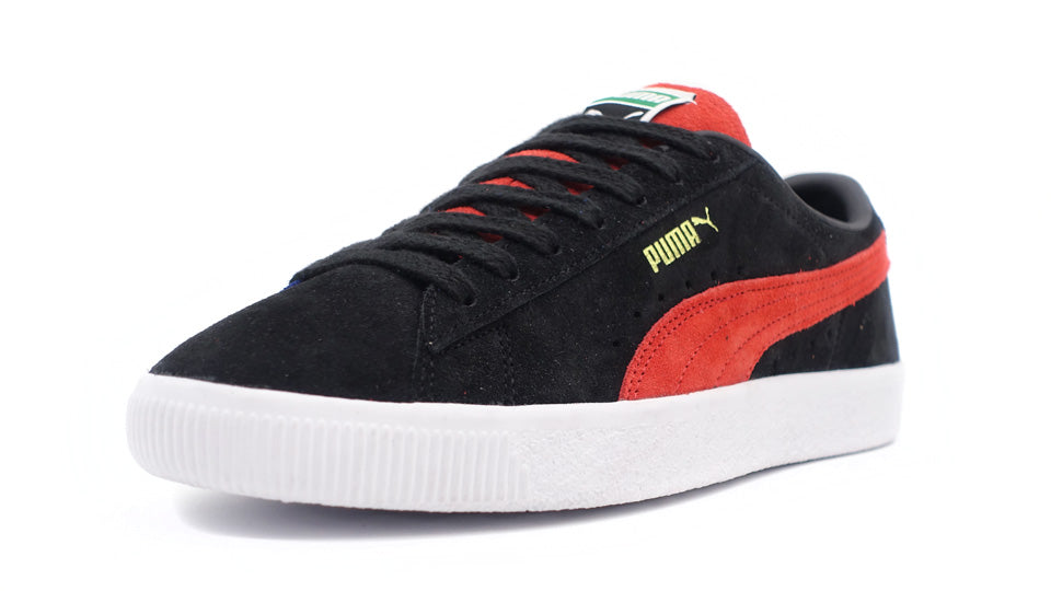 Puma SUEDE VTG TEAMS PUMA BLACK/BURNT RED/BLAZING 1