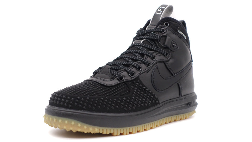 NIKE LUNAR FORCE 1 DUCKBOOT BLACK/BLACK/METALLIC SILVER/ANTHRACITE 1