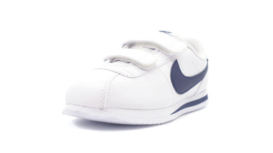 NIKE CORTEZ BASIC SL PSV WHITE/NEUTRAL INDIGO/HABANERO RED 1