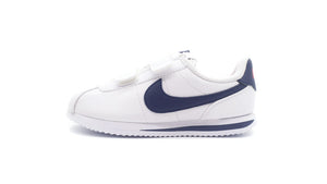 NIKE CORTEZ BASIC SL PSV WHITE/NEUTRAL INDIGO/HABANERO RED 3